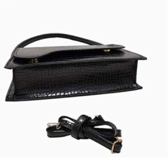 Black Shoulder Bag   - Picture 3 of 5